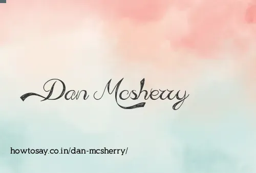 Dan Mcsherry