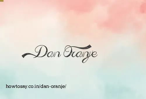 Dan Oranje