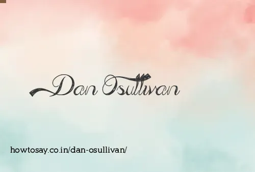 Dan Osullivan