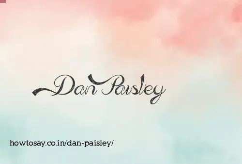 Dan Paisley