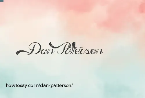 Dan Patterson