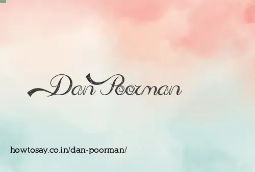 Dan Poorman