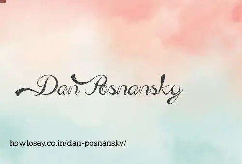 Dan Posnansky