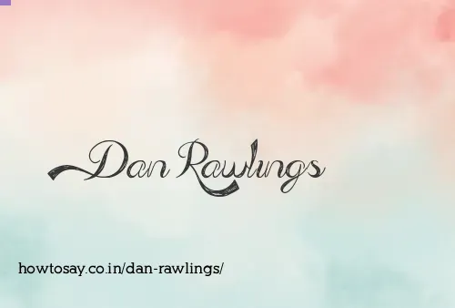 Dan Rawlings