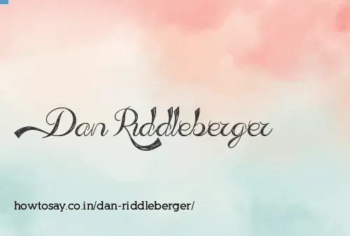 Dan Riddleberger