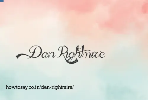 Dan Rightmire