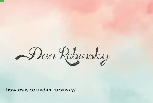 Dan Rubinsky
