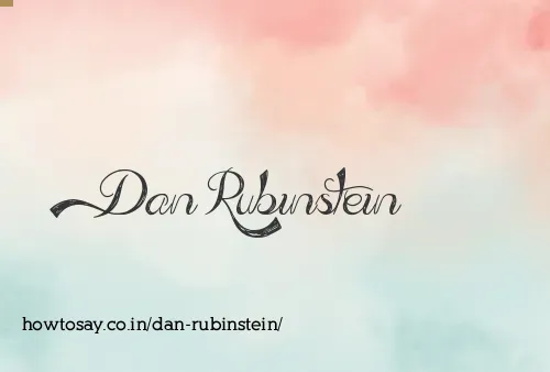 Dan Rubinstein
