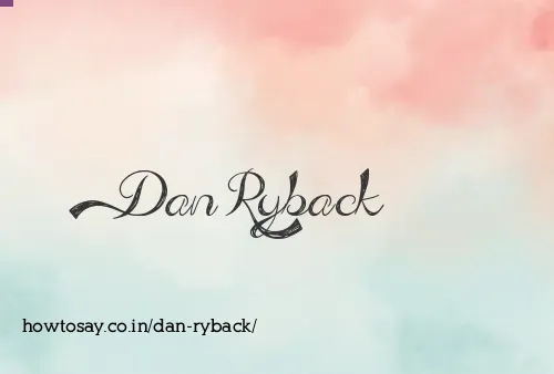 Dan Ryback