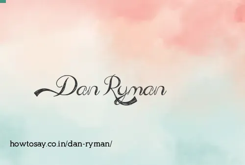 Dan Ryman
