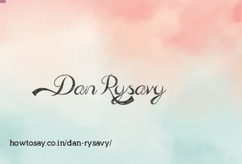 Dan Rysavy