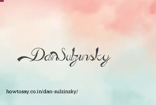 Dan Sulzinsky