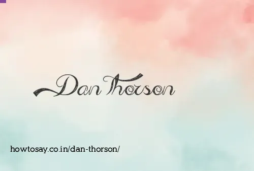 Dan Thorson