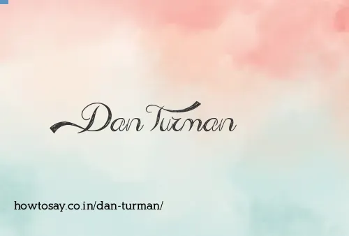 Dan Turman