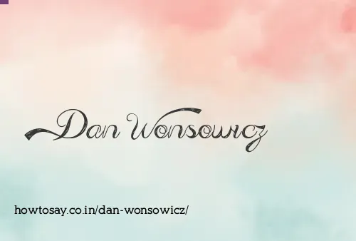 Dan Wonsowicz