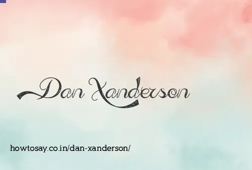 Dan Xanderson