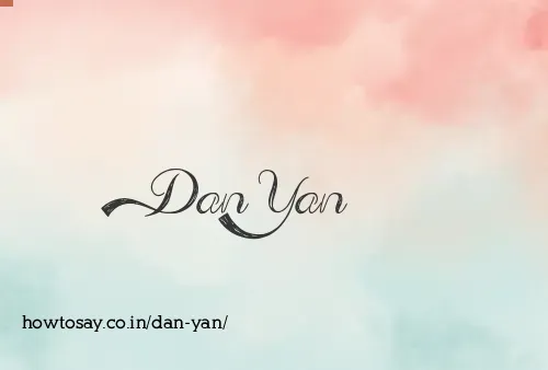 Dan Yan
