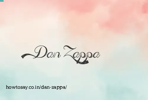 Dan Zappa