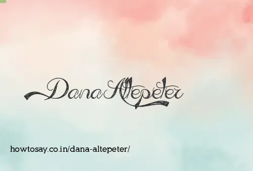 Dana Altepeter