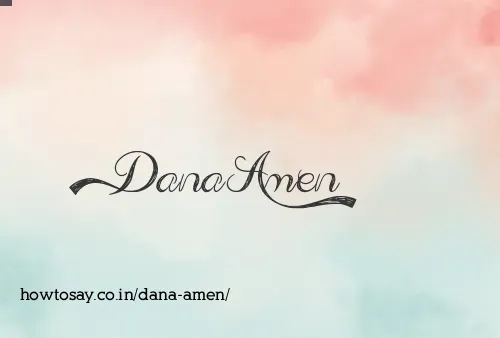 Dana Amen