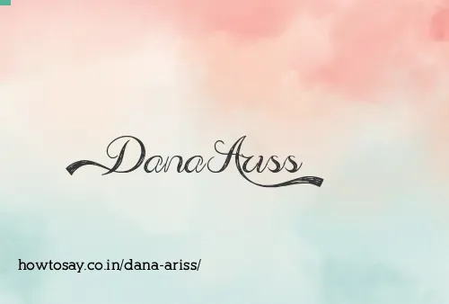 Dana Ariss