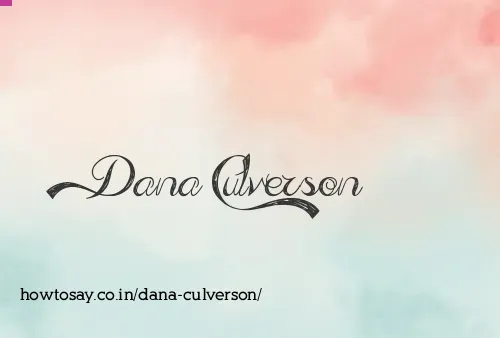 Dana Culverson