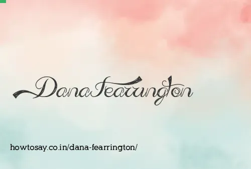 Dana Fearrington