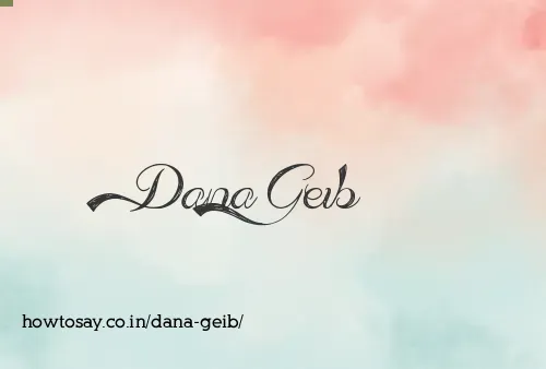 Dana Geib
