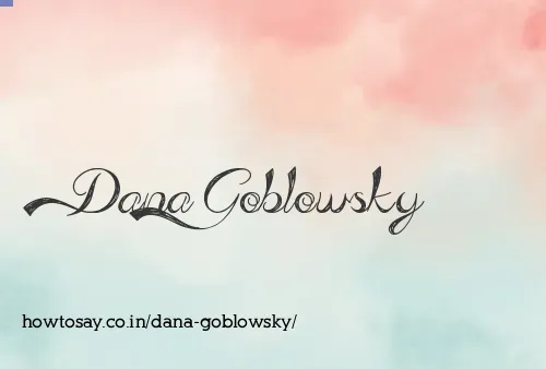 Dana Goblowsky