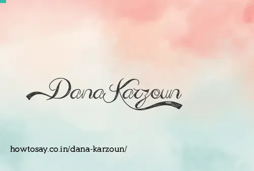 Dana Karzoun
