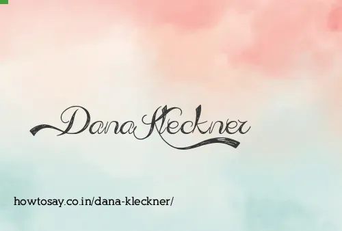 Dana Kleckner