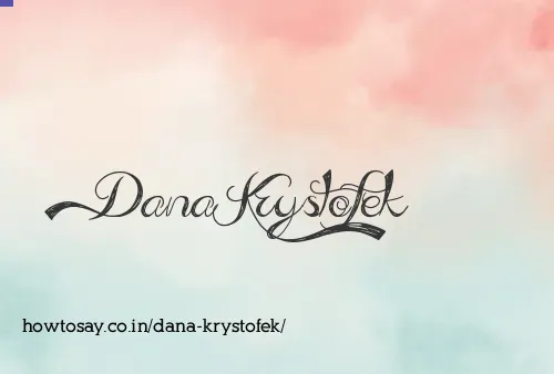 Dana Krystofek