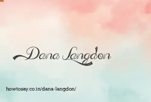 Dana Langdon