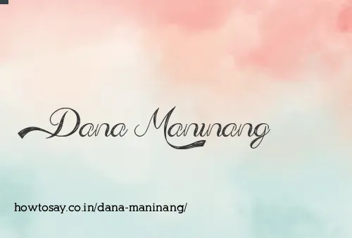 Dana Maninang