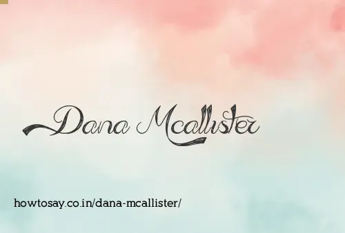 Dana Mcallister