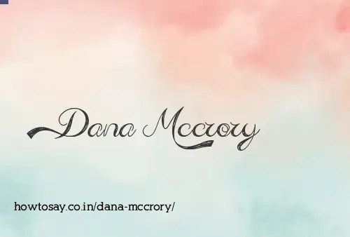 Dana Mccrory