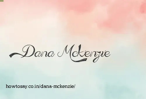Dana Mckenzie