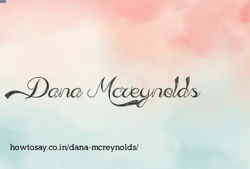 Dana Mcreynolds