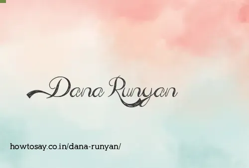 Dana Runyan