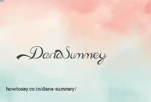 Dana Summey