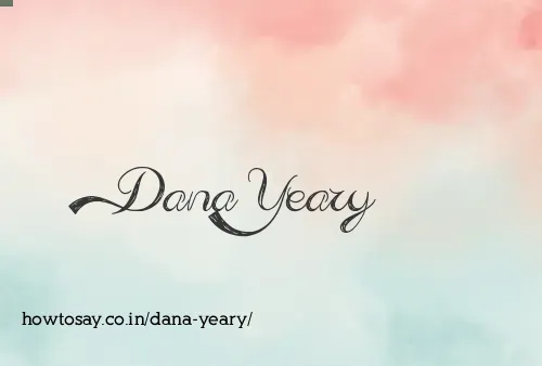 Dana Yeary