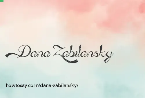 Dana Zabilansky