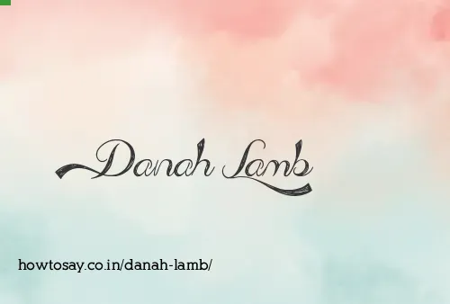 Danah Lamb