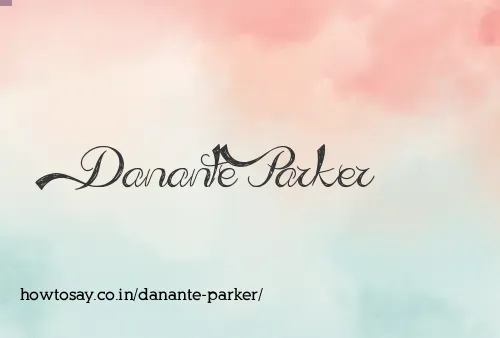 Danante Parker