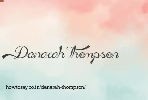Danarah Thompson
