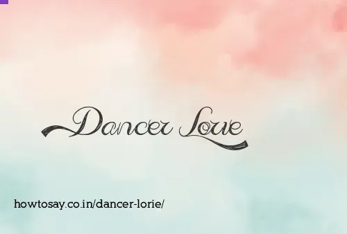 Dancer Lorie