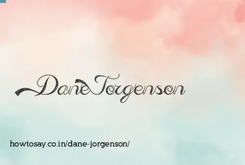 Dane Jorgenson