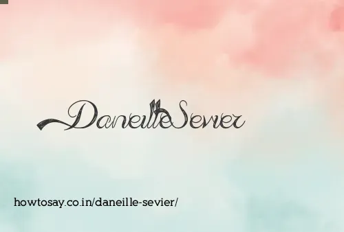 Daneille Sevier