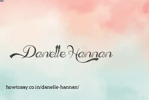 Danelle Hannan