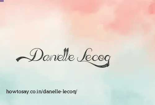 Danelle Lecoq